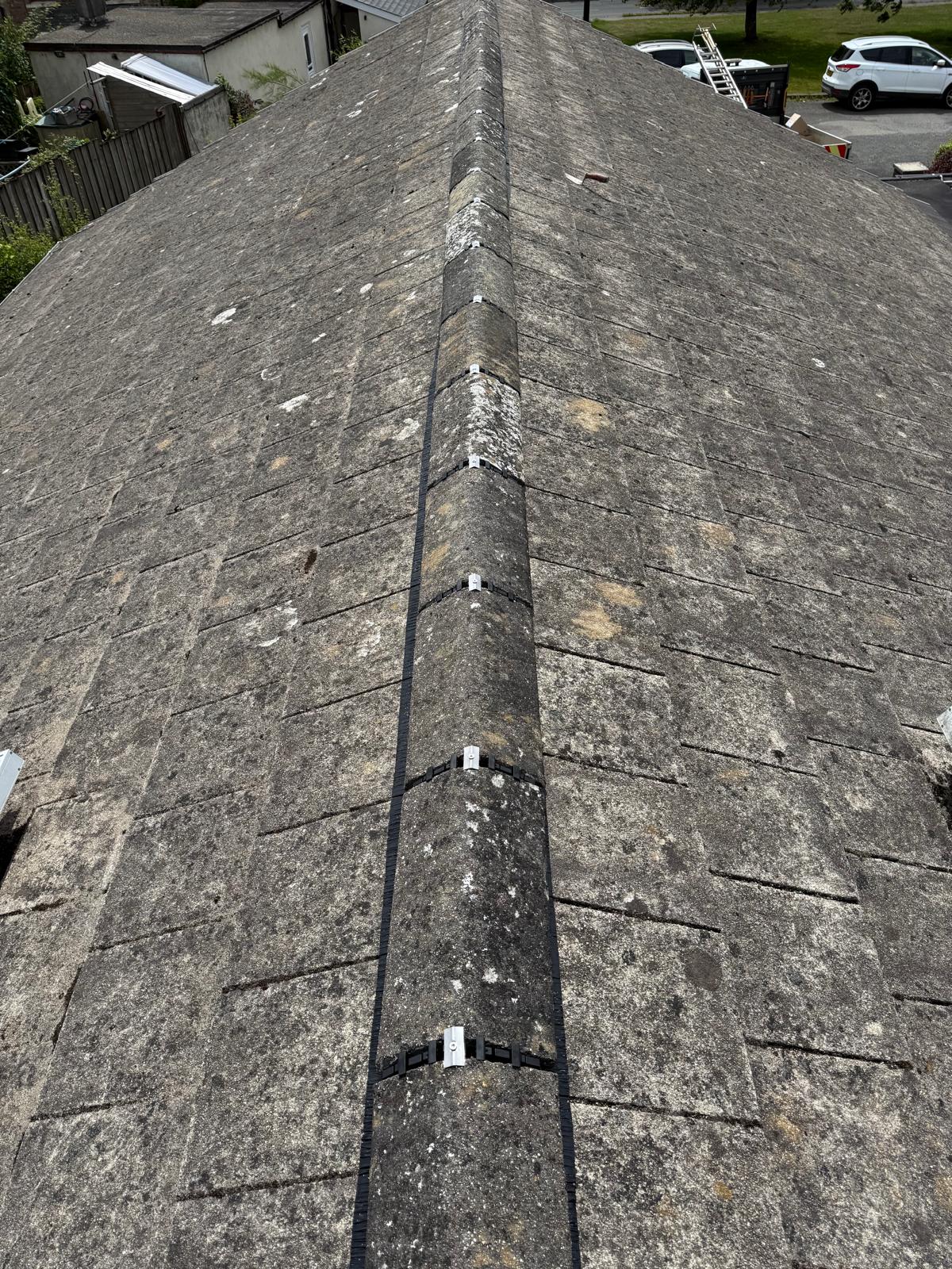 Roof repair example